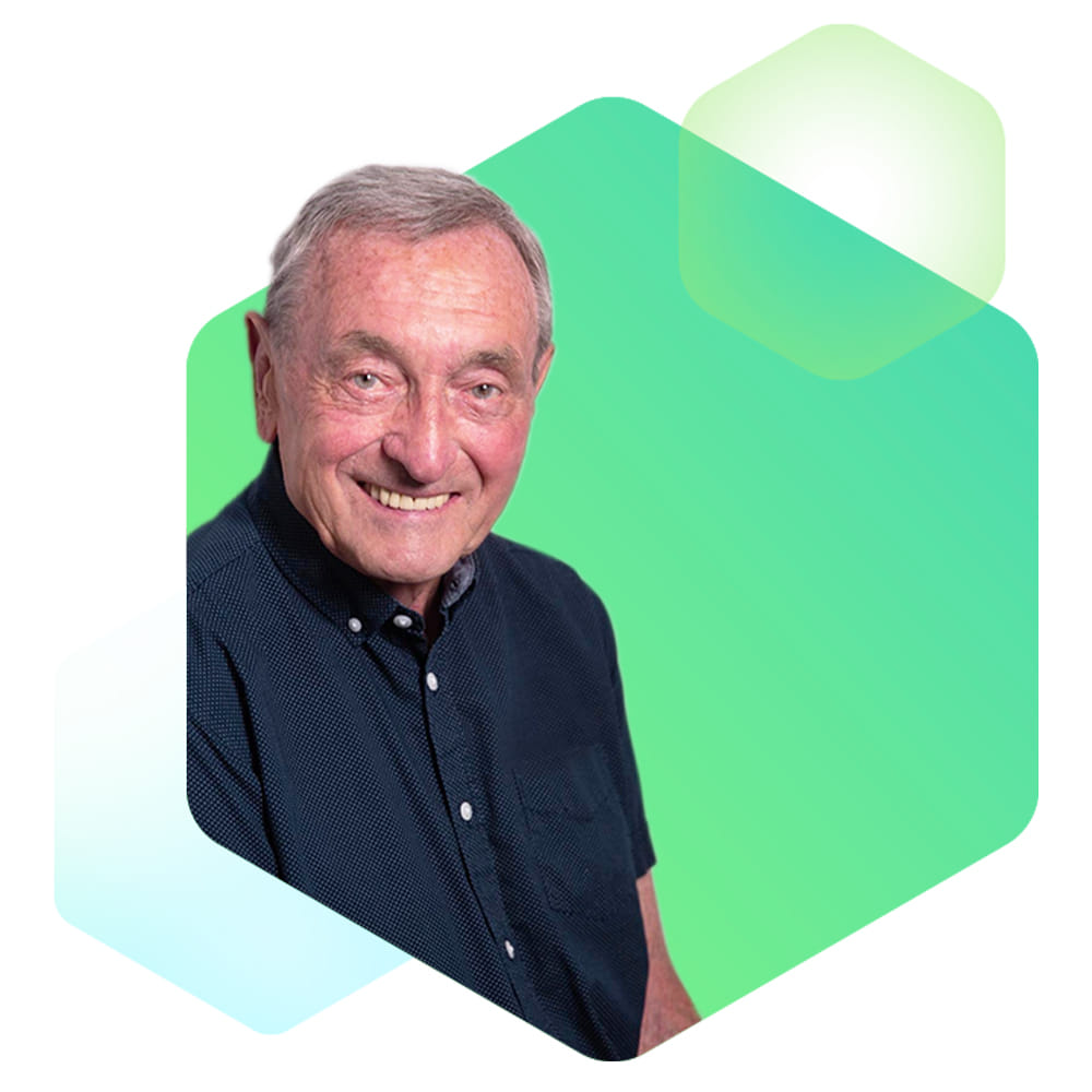 Roy Emmett, founder of Airmech, in the early days